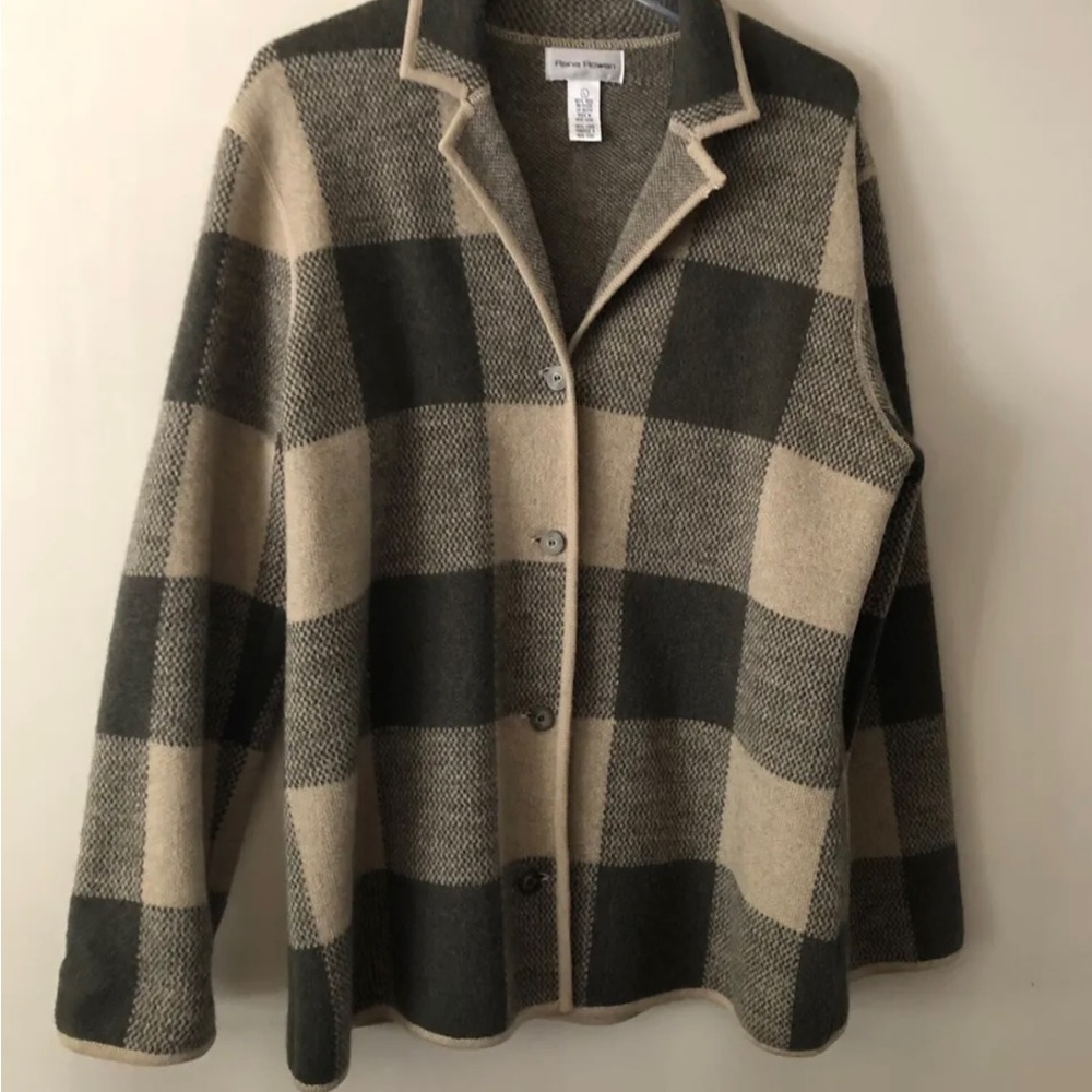Rena Rowan For Savile 100% Wool Blazer Jacket Large